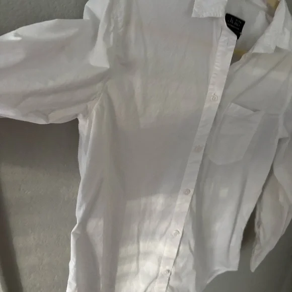 J. Crew Garçon White Button Down Shirt - Picture 12 of 13